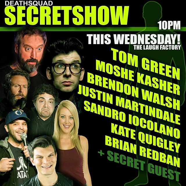 Come check out some awesome stand up night @laughfactoryhw with @deathsquad @redban myself and a whole bunch of hilarious comics!!