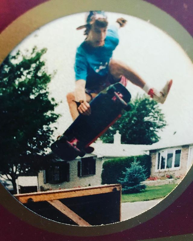 1988 in front of my parents house.  Launch ramp. #80's