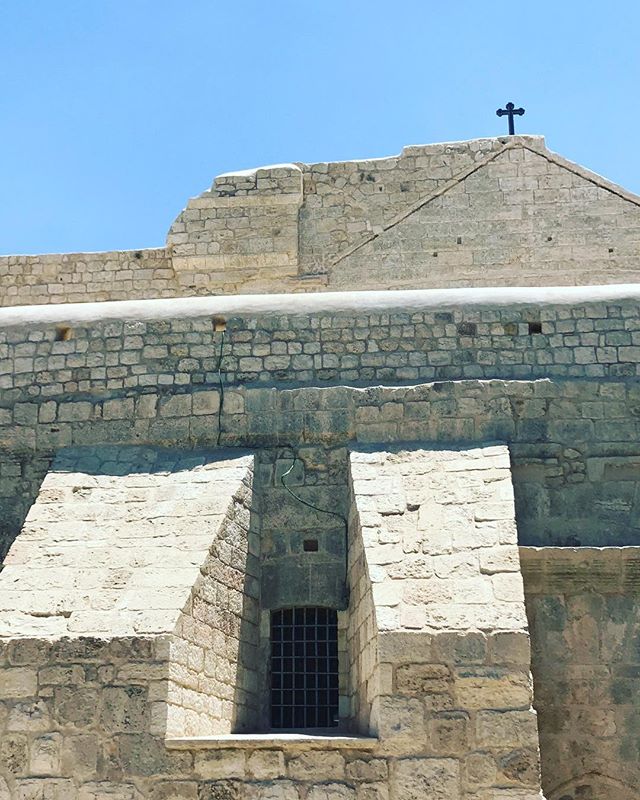 Church Of The Nativity, Birthplace of Jesus, built in the year 325 - Bethlehem, Palestine.