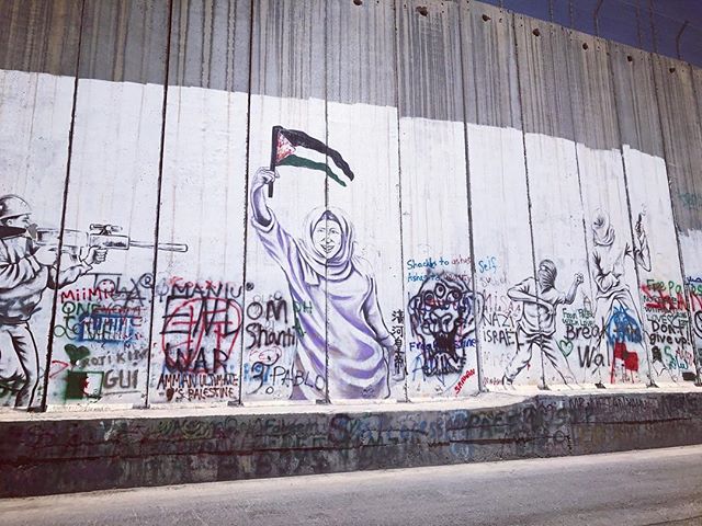 Palestine, West Bank - Mural on Wall