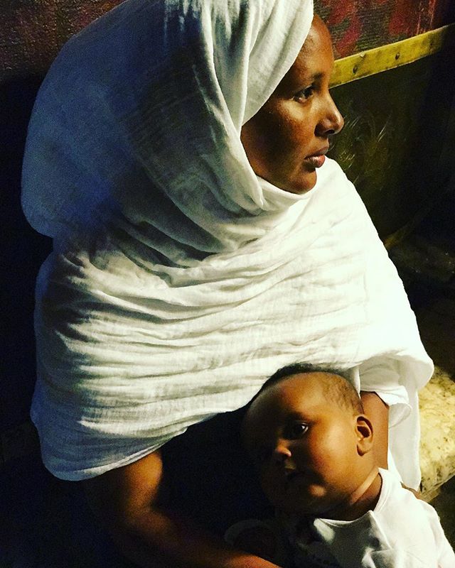 Woman And Baby - I took this photo today at the Church Of The Nativity.  The birthplace of Jesus Christ.