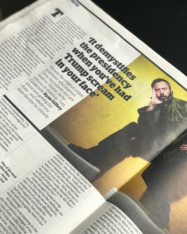 Great article in today's @guardian Pick one up and read it to your Mum!  I'm on tour now in the U.K.