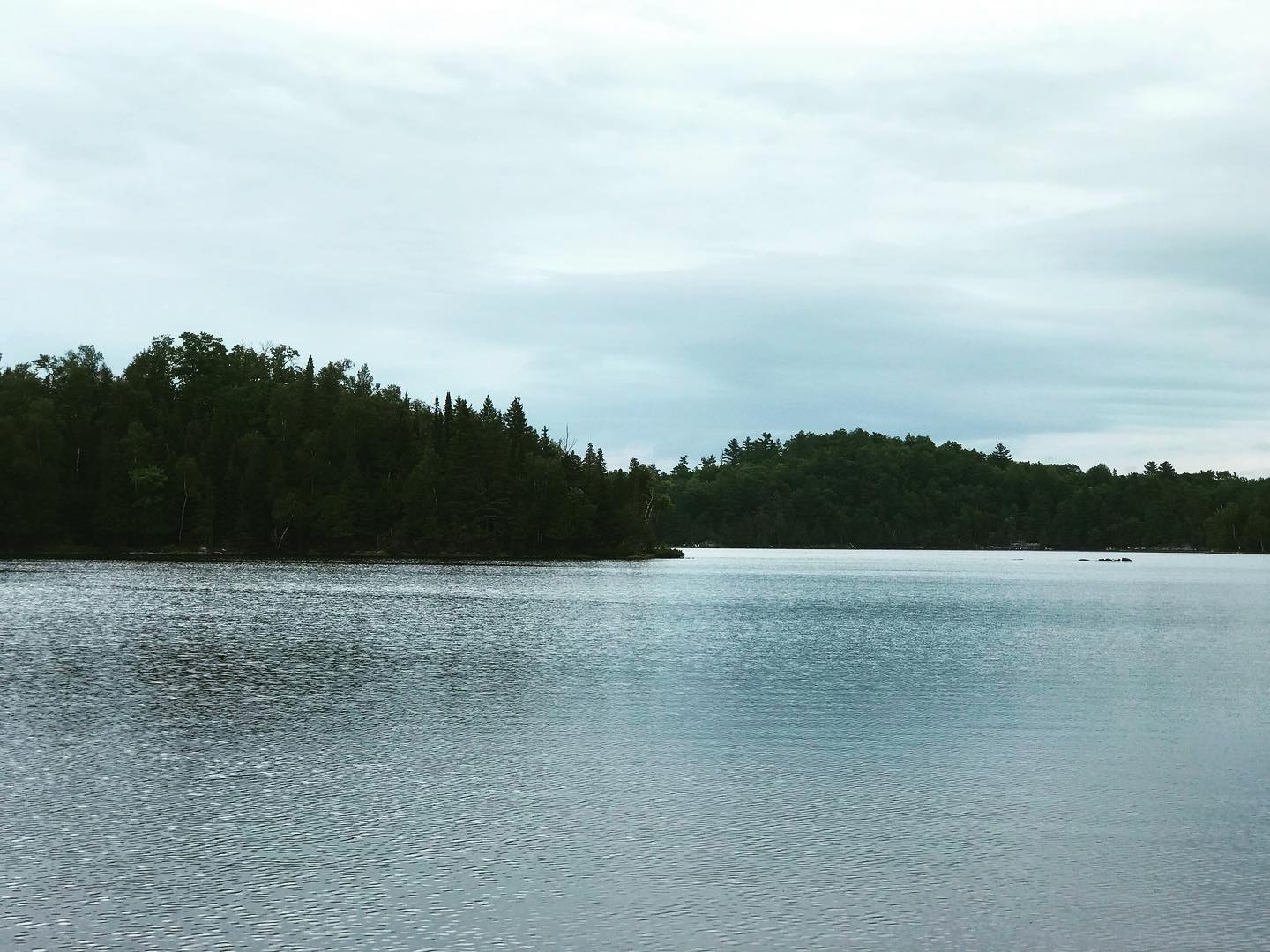 At the lake.  Fishing.  Watch last Instagram story.