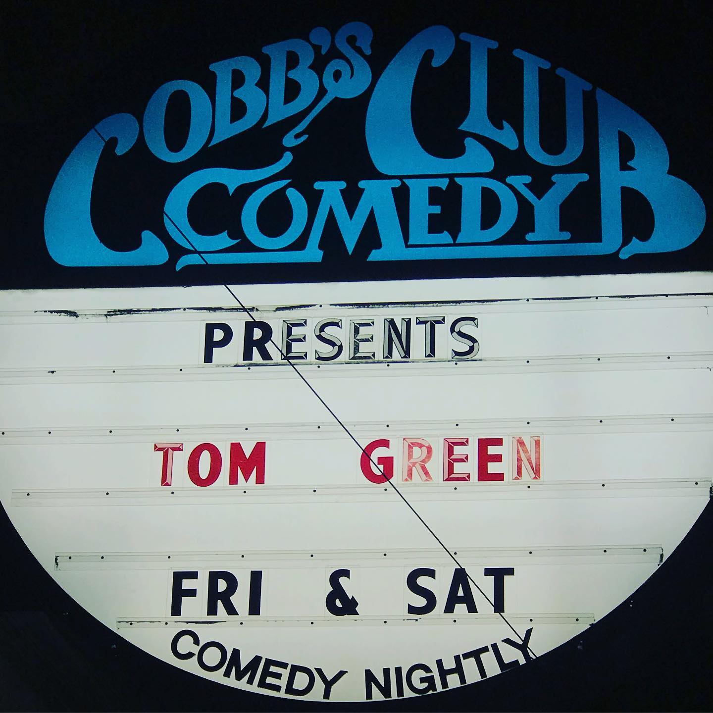 Tonight @cobbscomedyclub