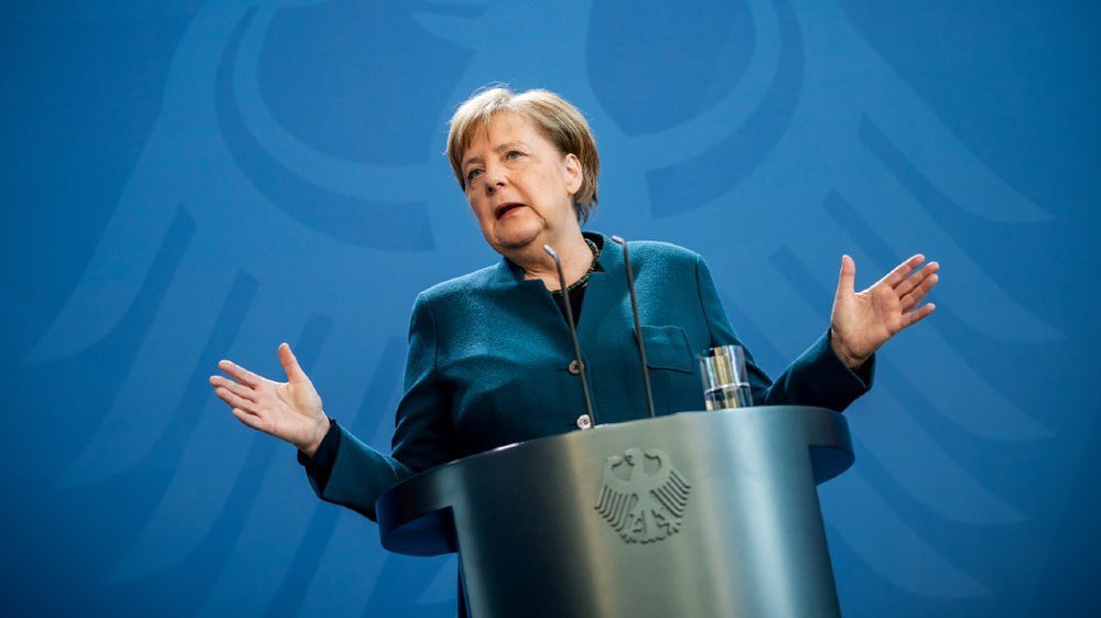 "As we are experiencing firsthand, you cannot fight the pandemic with lies and disinformation any more than you can fight it with hate or incitement to hatred," Merkel said. "The limits of populism and denial of basic truths are being laid bare."- Angela Merkel