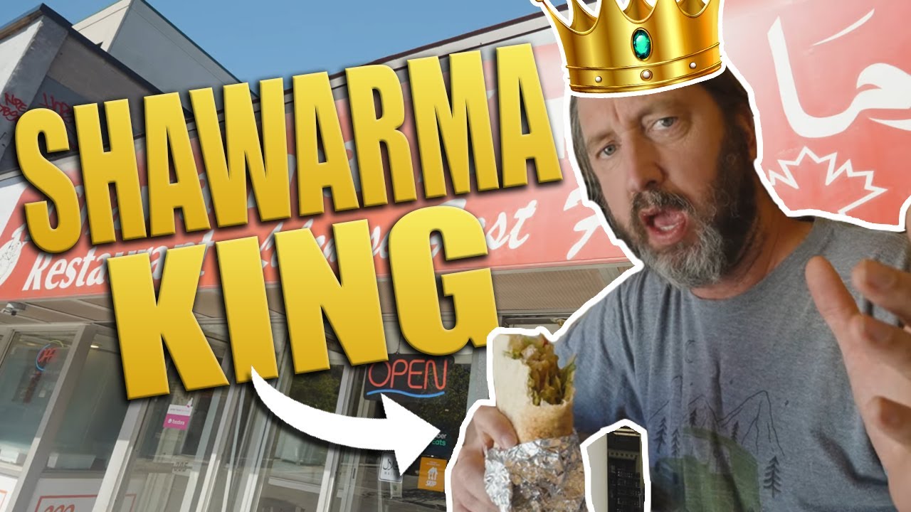 Shawarma King Bank Street Ottawa Tom Green Eats A Shawarma Food